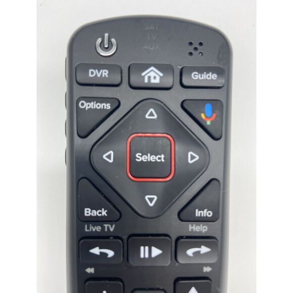 Dish Network 54.1 UHF 2G 219265 Google Voice Satellite Remote Control Hopper - Picture 2 of 7